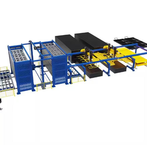 Laser cutting machine automatic loading and unloading warehouse