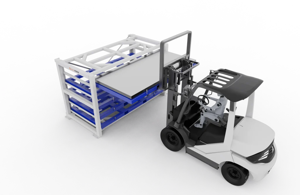 Sheet Metal Storage Racking Forklift