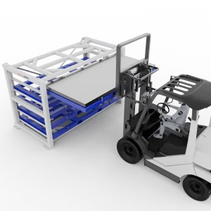 Sheet Metal Storage Racking Forklift