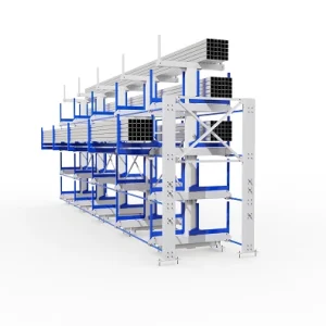 Roll Out Telescopic cantilever shelves
