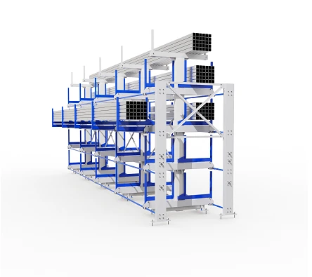 Roll Out Telescopic cantilever shelves