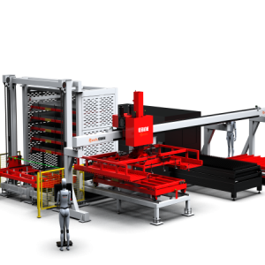 Sheet metal fiber laser storage warehouse
