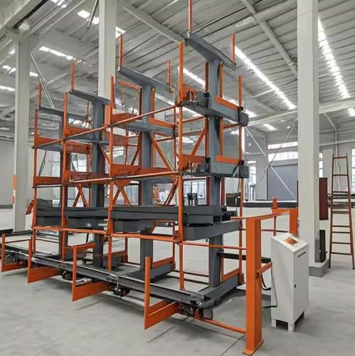 Steel bar stock storage racks
