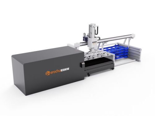 Automatic composite loading and unloading manipulator & plate storage warehouse