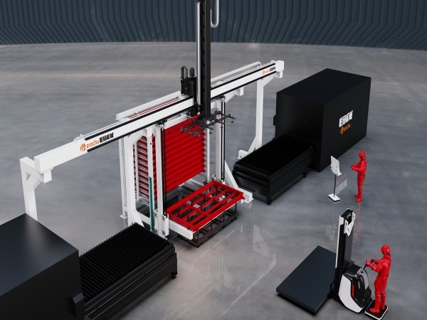 Automatic one tow two loading +five layers storage rack