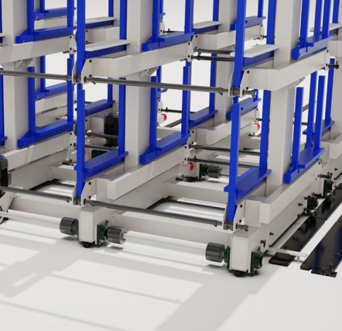 Heavy duty pipe storage rack