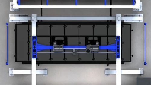 Automation sheet metal cutting and storage