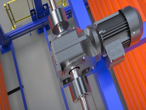 Double tower sheet metal storage