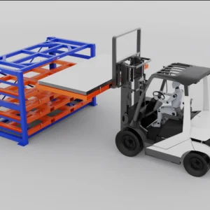 Sheet Metal Storage Racks Forklift