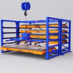 Roll Out Sheet Metal Storage Racking