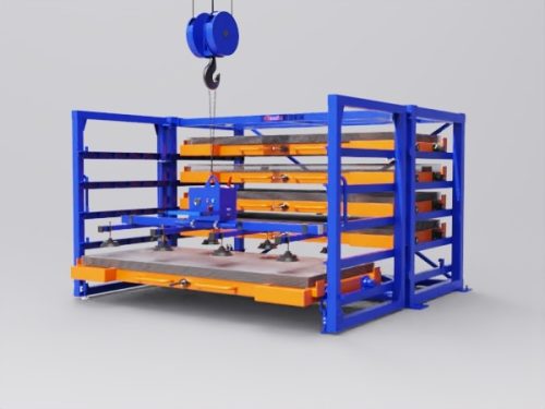 Roll Out Sheet Metal Storage Racking