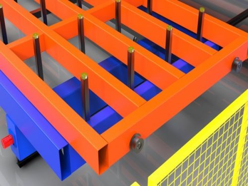 Double tower sheet metal storage