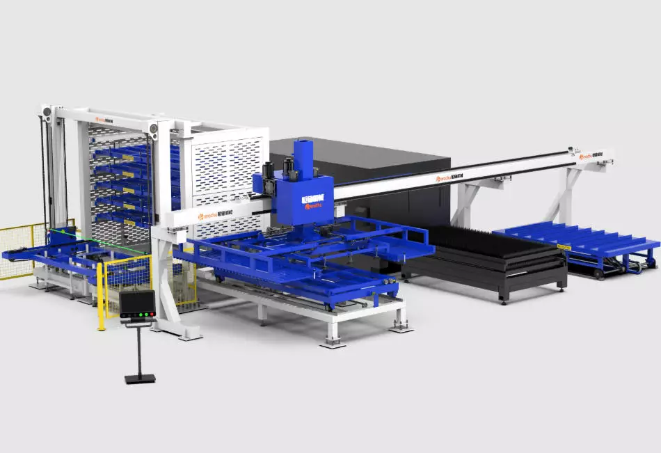 Automatic sheet plate storage warehouse