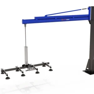 Pneumatic cantilever loading manipulator