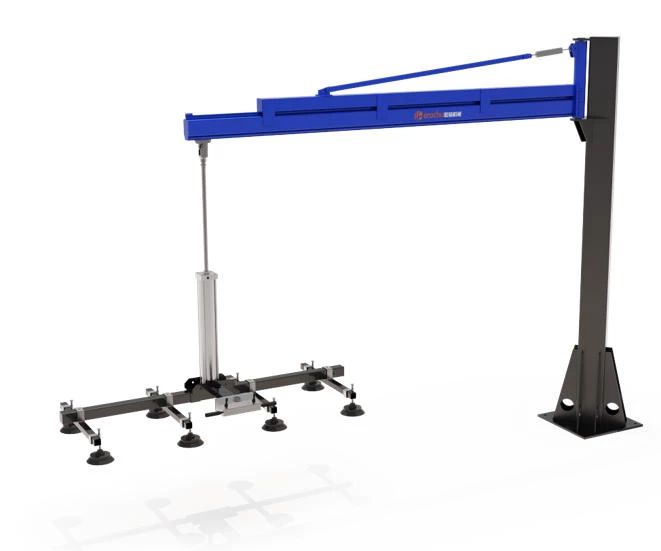 Pneumatic cantilever loading manipulator
