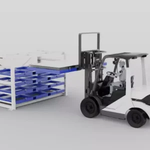 Sheet Metal Storage Racks Forklift