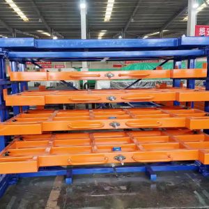 Roll out sheet metal rack