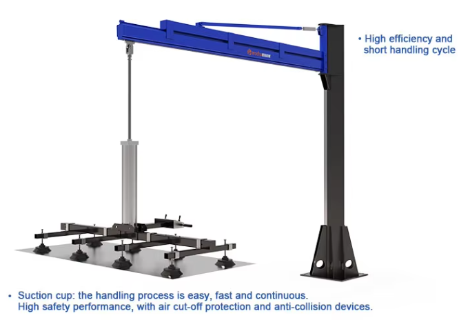 Steel Plate Vacuum Lifter Equipment