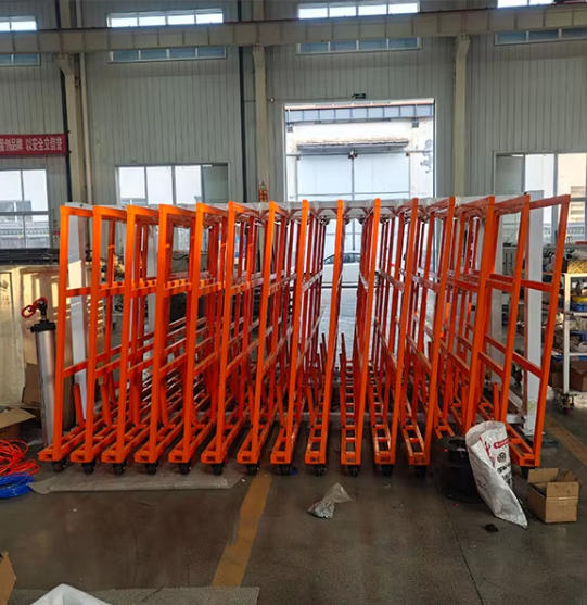 Roll out vertical sheet metal rack