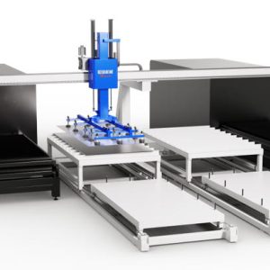 Single gantry one tow two automatic feeding manipulator