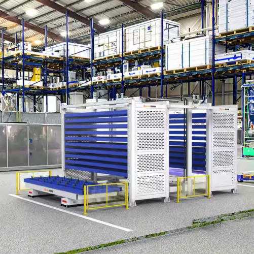 Compact Metal Storage Tower System