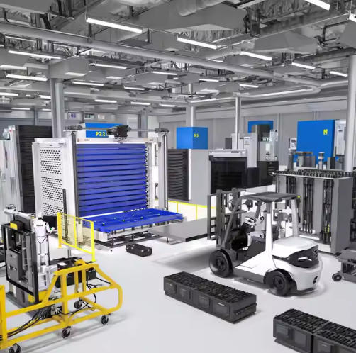 Compact Metal Storage Tower System