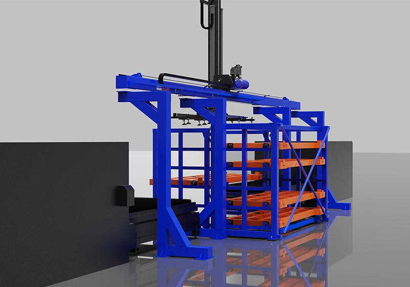 Automatic one tow two loading +five layers storage rack