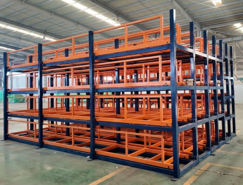 steel tubing storage racks