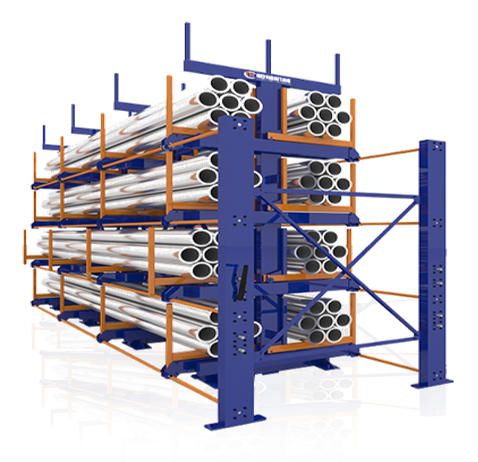 Roll Out Telescopic cantilever Rack