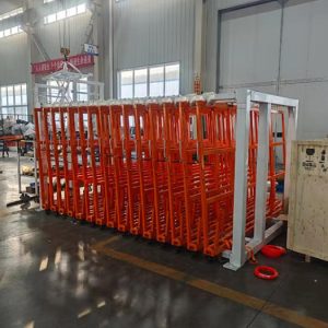 Heavy duty vertical sheet metal storage racks