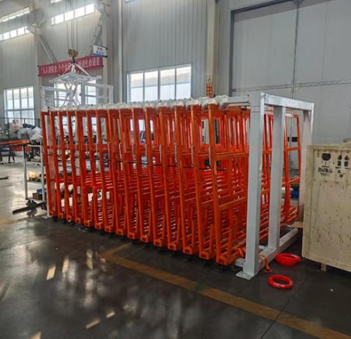 Heavy duty vertical sheet metal storage racks