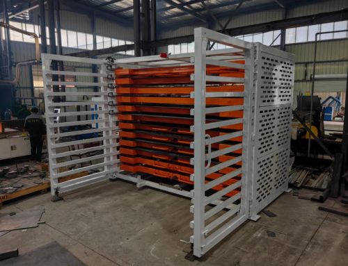 Sheet metal automatic storage unit