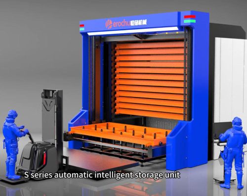 Automatic plate storage warehouse