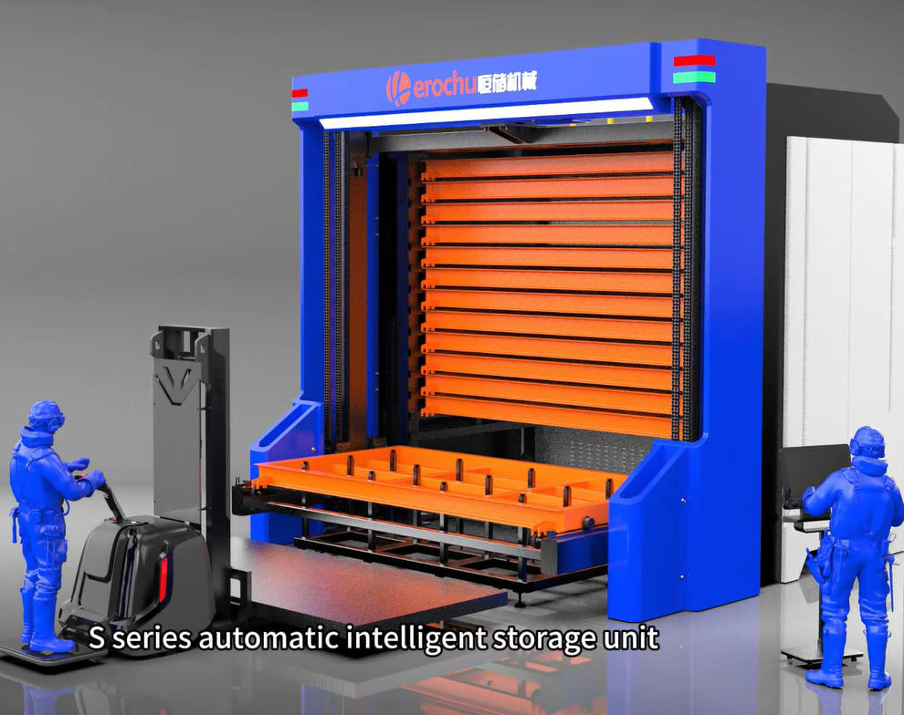 Automatic plate storage warehouse