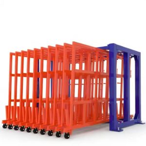 Vertical Roll out Sheets Rack Storage Racks