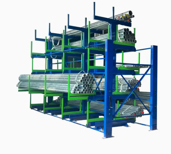 Roll Out Cantilever Racking Bar Stock Storage Rack