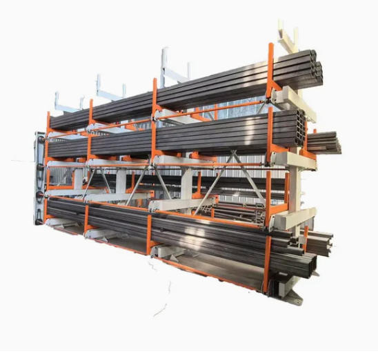 Roll Out Cantilever Racking Bar Stock Storage Rack