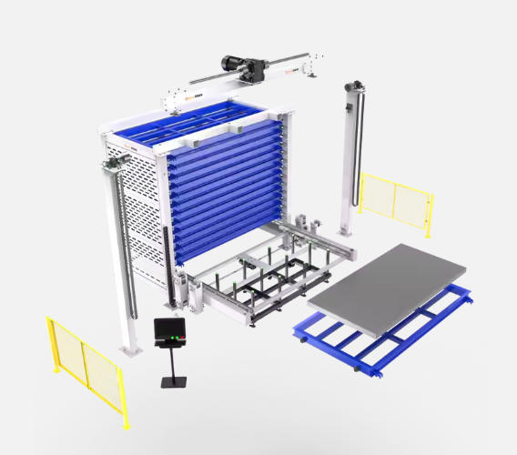 Heavy-Duty Drawer Storage for Sheet Metal Automatic plate storage warehouse