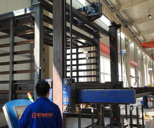 Sheet metal intelligent material warehouse