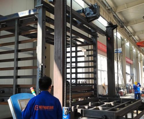 Sheet metal intelligent material warehouse