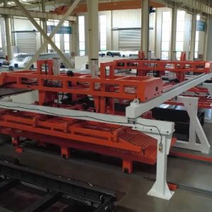 Automatic Composite Loading and Unloading with Plate Storage Warehouse
