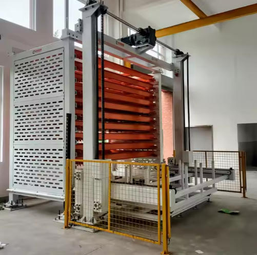 Laser cutting automation industrial sheet handling CNC loading system smart warehouse for metal sheets