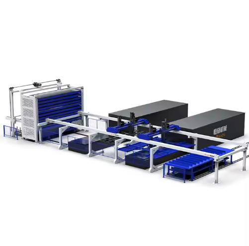 Smart material handling for laser cutters | Laser cutter with auto load/unload