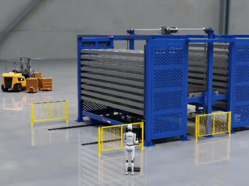 Sheet Metal Storage for Laser Cutting Automatic Composite Loading and Unloading with Smart plate warehouse