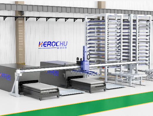 Two tower two loading system Automatic loading system for laser cutters