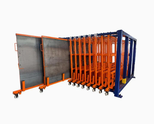 Vertical sheet metal storage racks | Vertical Roll Out sheet Racks