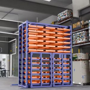 Laser Cutting Sheet Metal Storage: Drawer Type and Forklift Type Metal Sheet Racks