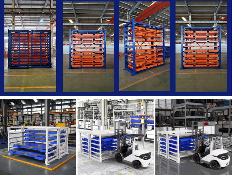Drawer Type Sheet Metal Storage Shelving System Heavy Duty Pallet Metal Storage Racks and Shelves