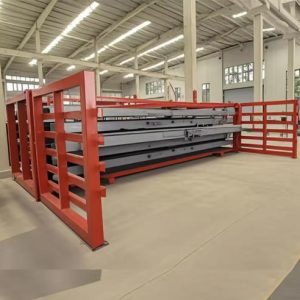 Roll-Out Sheet Metal Storage Racks for Industrial Heavy-Duty Metal Storage Racks