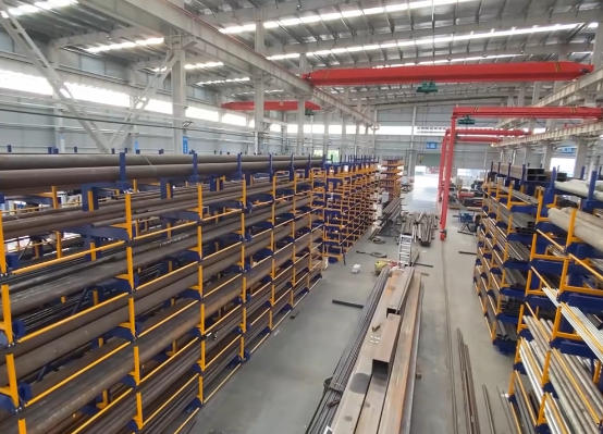 Industrial Pipe and Sheet Storage Rack